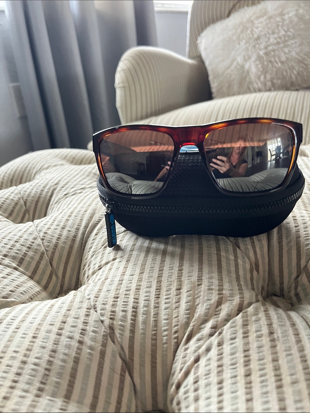 New Men’s Costa “Paunch”Xl Tortoiseshell Polarized Sunglasses with  Case